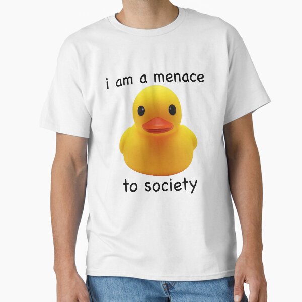 Item preview, menace to society rubber duck  designed and sold by HildegardeRalph.