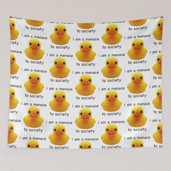 Item preview, menace to society rubber duck  designed and sold by HildegardeRalph.