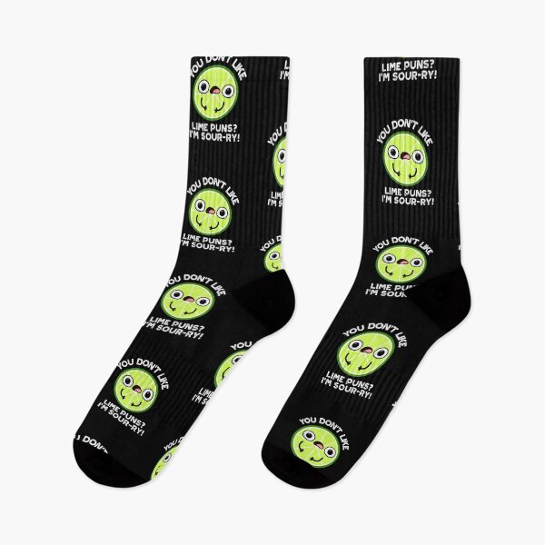 Item preview, You Don't Like Lime Puns I'm Sour-ry Funny Fruit Puns (Dark BG) designed and sold by punnybone.