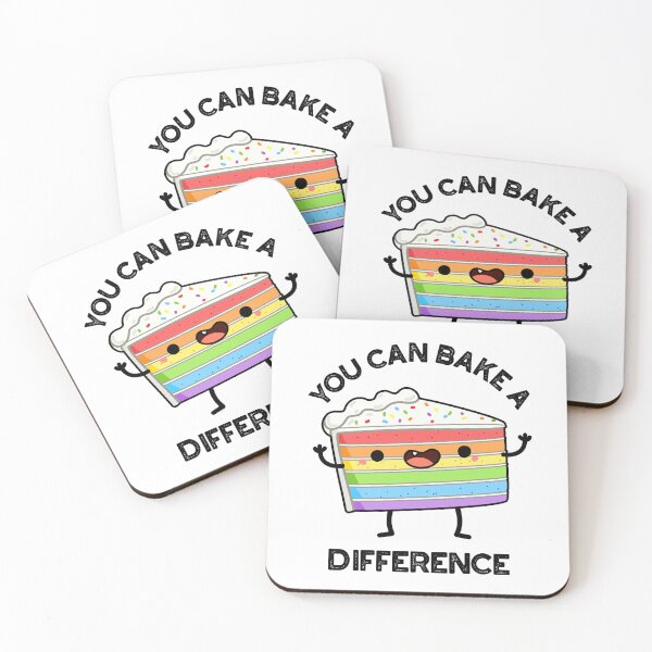 Item preview, You Can Bake A Difference Funny Cake Puns  designed and sold by punnybone.