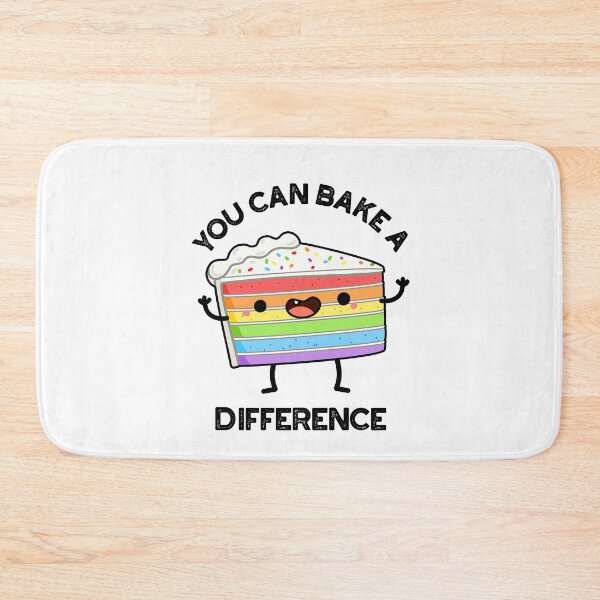 Item preview, You Can Bake A Difference Funny Cake Puns  designed and sold by punnybone.