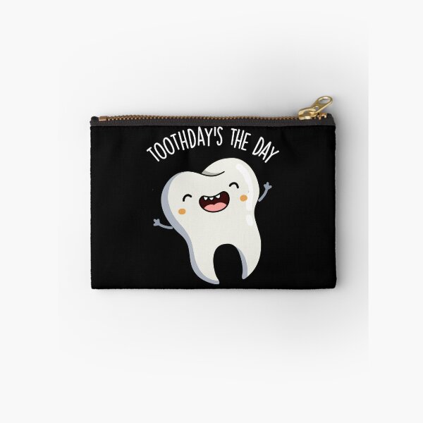 Item preview, Toothday's The Day Funny Tooth Puns (Dark BG) designed and sold by punnybone.
