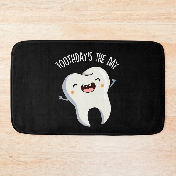 Item preview, Toothday's The Day Funny Tooth Puns (Dark BG) designed and sold by punnybone.
