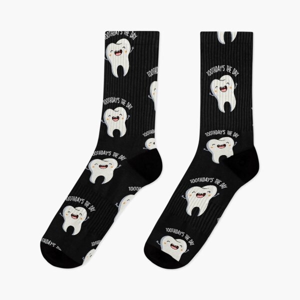 Item preview, Toothday's The Day Funny Tooth Puns (Dark BG) designed and sold by punnybone.