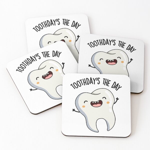 Item preview, Toothday's The Day Funny Tooth Puns  designed and sold by punnybone.