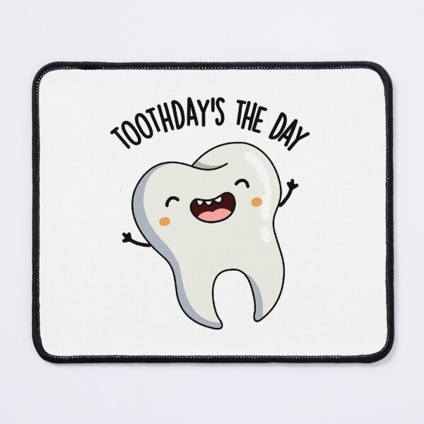 Item preview, Toothday's The Day Funny Tooth Puns designed and sold by punnybone.