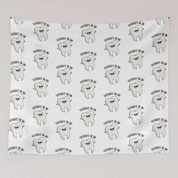 Item preview, Toothday's The Day Funny Tooth Puns  designed and sold by punnybone.