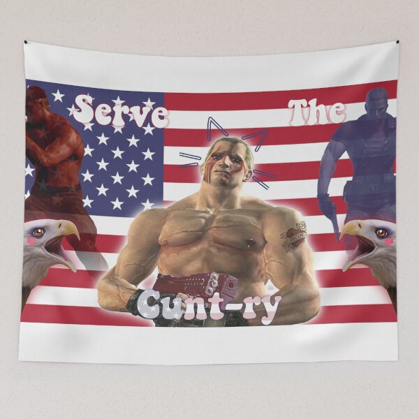 Item preview, Serve the Country (Krauser) designed and sold by IRLPeachTea.