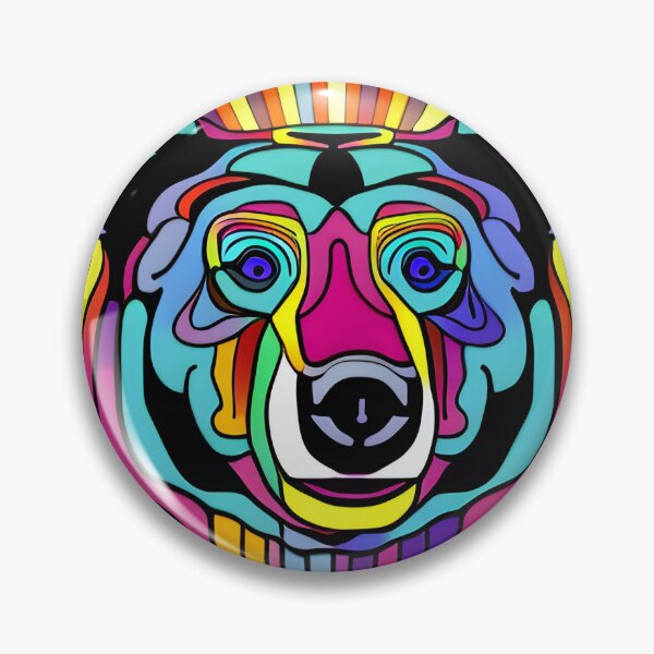 Artikelvorschau, Grazer Bär psychedelisch entworfen und verkauft von Beyond The Veil.