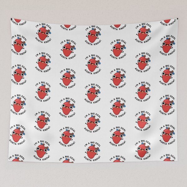 Item preview, I'm A Big Deal Aorta Know Funny Heart Puns  designed and sold by punnybone.