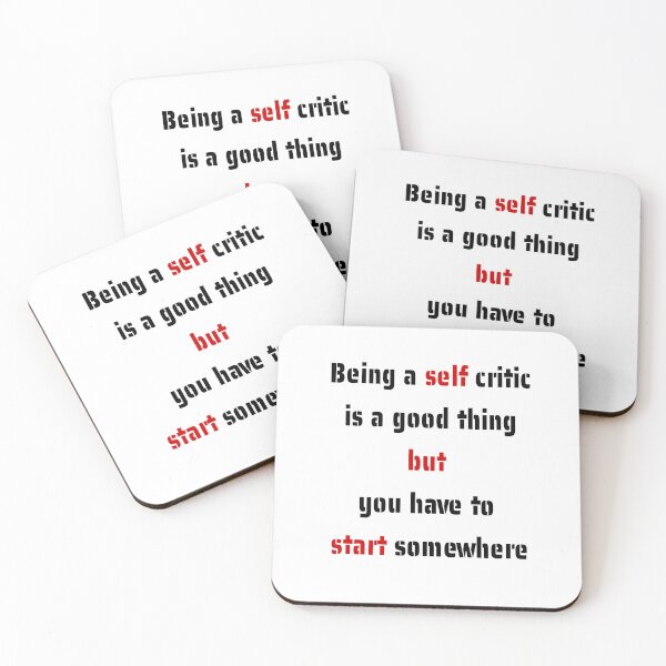 Item preview, Being a self critic is a good thing but you have to start somewhere designed and sold by santoshputhran.