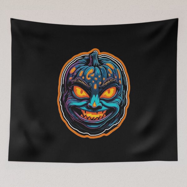 Item preview, Halloween Neon Pumpkin Horror Night 2023 designed and sold by Desfix.