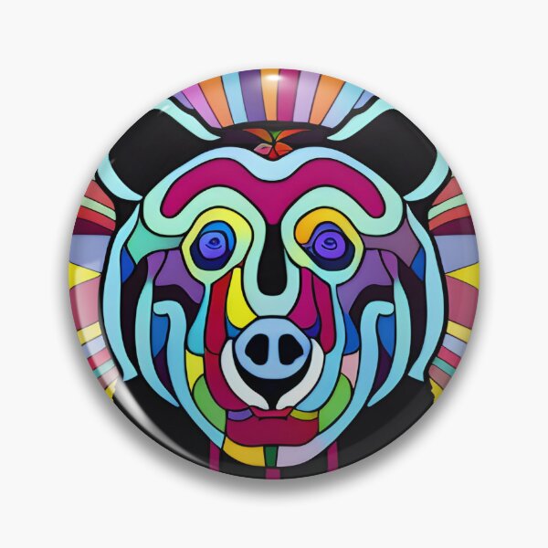 Artikelvorschau, Grazer Bär psychedelisch entworfen und verkauft von Beyond The Veil.