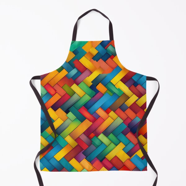 Item preview, Colorful fantasy pattern orange blue red green turquoise yellow ornament rainbow designed and sold by G-M-Designs.