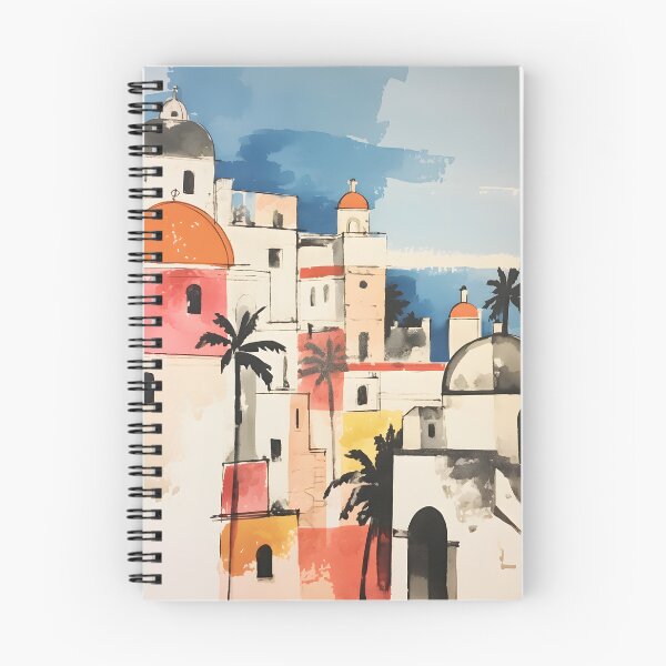 Item preview, Italian Beach Town Boho Landscape designed and sold by trajeado14.