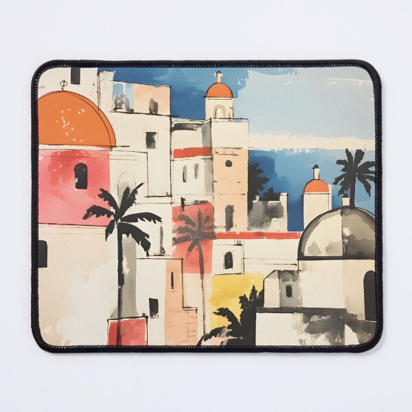 Item preview, Italian Beach Town Boho Landscape designed and sold by trajeado14.