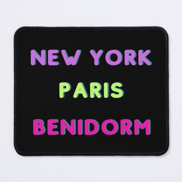 Item preview, New York, Paris, Benidorm Great For Your Next Holiday designed and sold by MarieSusan.