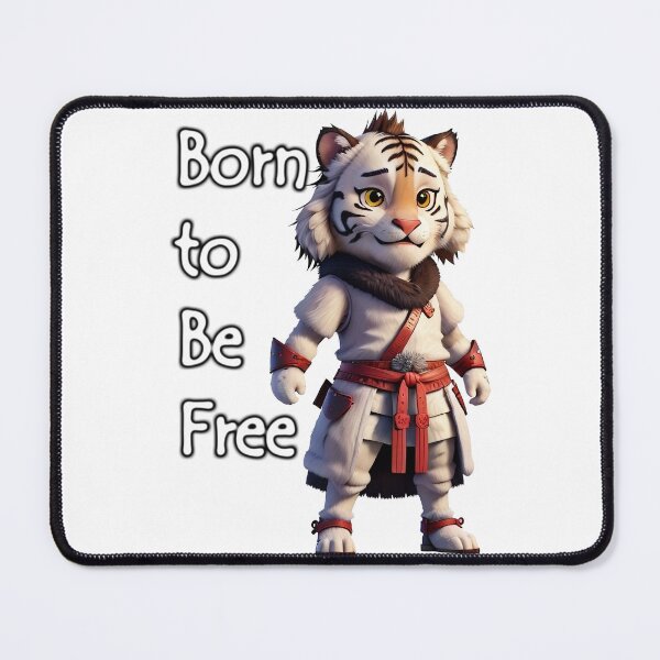 Item preview, Born to Be Free Tiger 1 designed and sold by ThanaDesign.