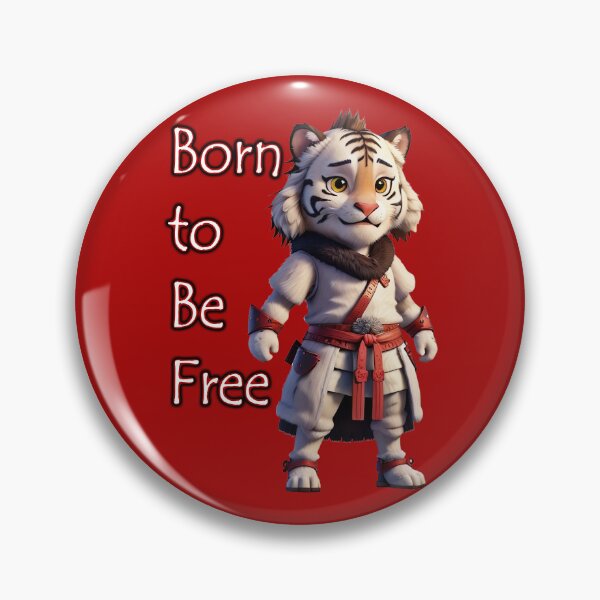 Item preview, Born to Be Free Tiger 1 designed and sold by ThanaDesign.