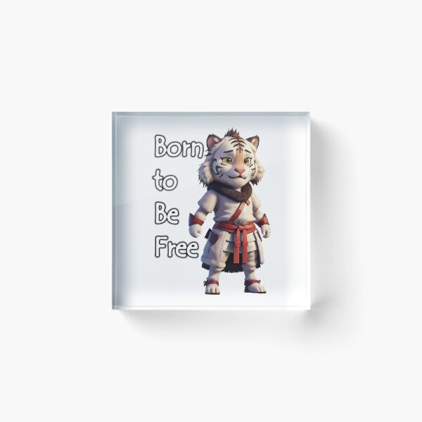 Item preview, Born to Be Free Tiger 1 designed and sold by ThanaDesign.
