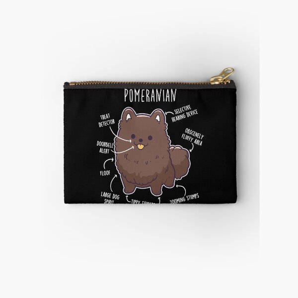 Item preview, Chocolate Pomeranian Dog Anatomy designed and sold by Clara Hollins.