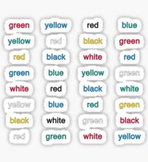 Stroop Focus Test Sticker