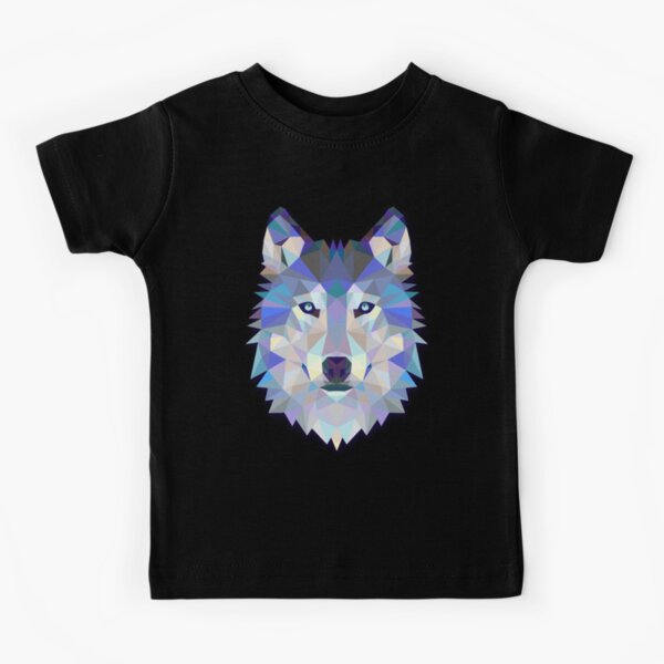 Cool Colorful Wolf Kids T-Shirt