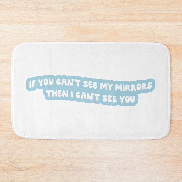Item preview, if you can't see my mirrors then i can't see you (blue) - olivia dean designed and sold by Aesthetic Crew.