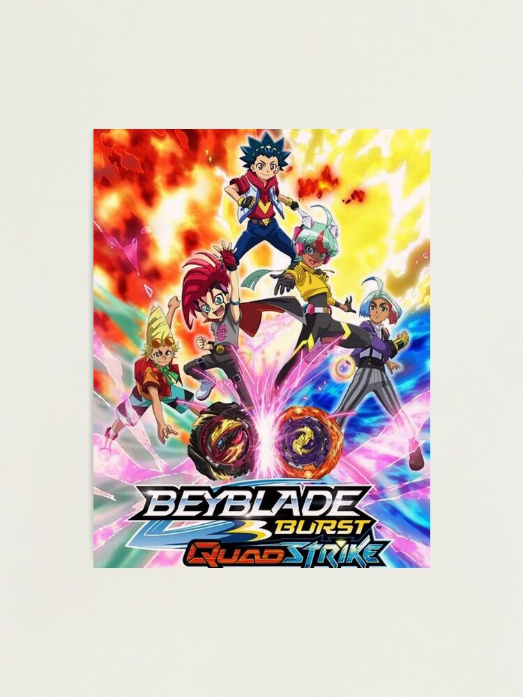 Beyblade Burst QuadStrike Logo  Art Print for Sale by AyushTuber