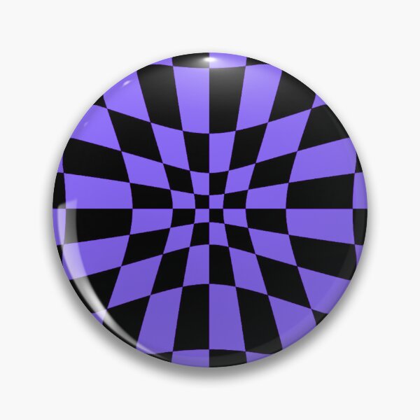 Item preview, Black and Purple Squares Pattern Illusion  designed and sold by Allomensiaa.