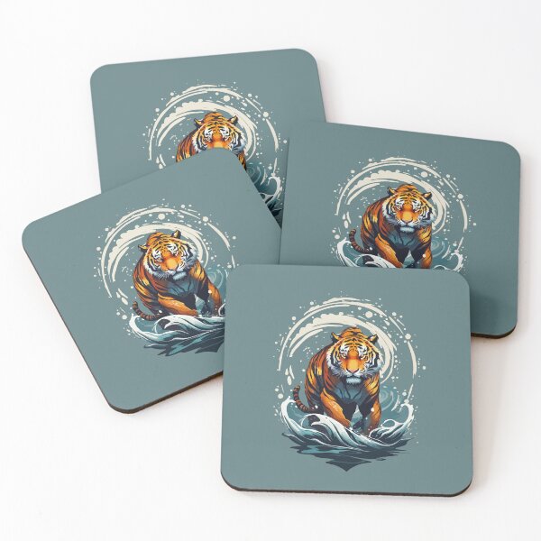 Item preview, Tiger flowing in the water designed and sold by Zero81.