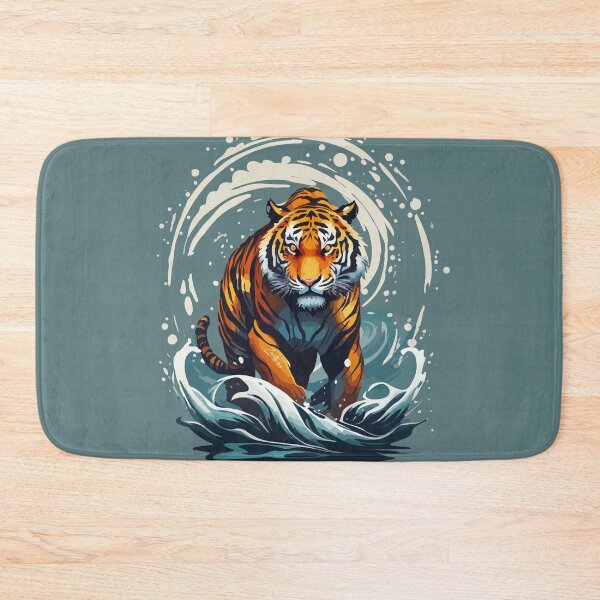 Item preview, Tiger flowing in the water designed and sold by Zero81.