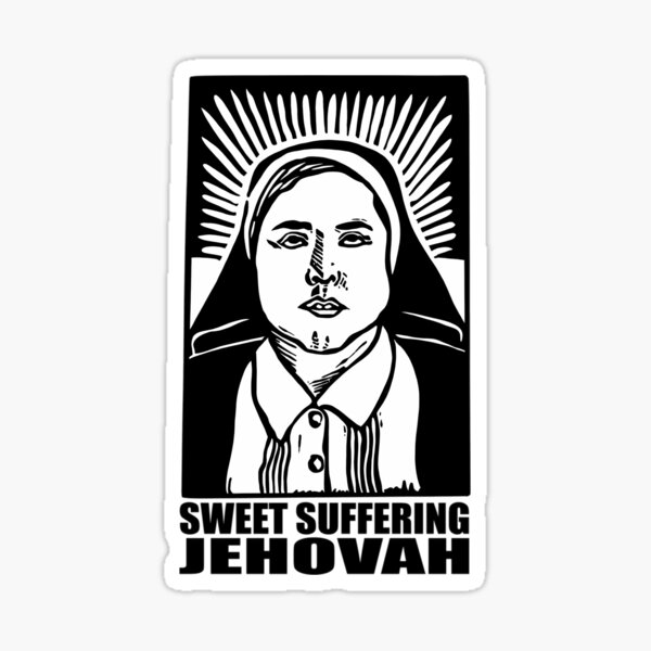 Vista previa del artículo con la obra «Hermana Michael - Jehová el dulce sufrimiento», diseñado y vendido por tmoputei63.