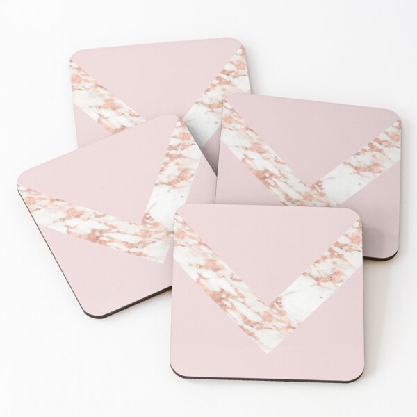 Item preview, Queen pink - rose gold chevron designed and sold by marbleco.