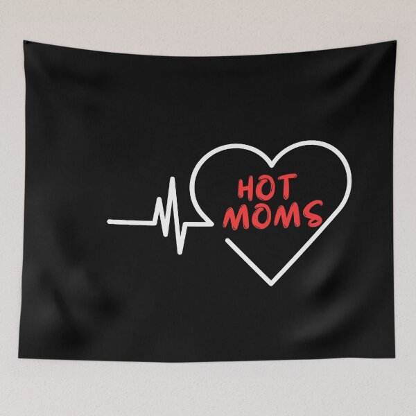 Item preview, I Heart Hot Moms Love Mama designed and sold by SunfullyYours.