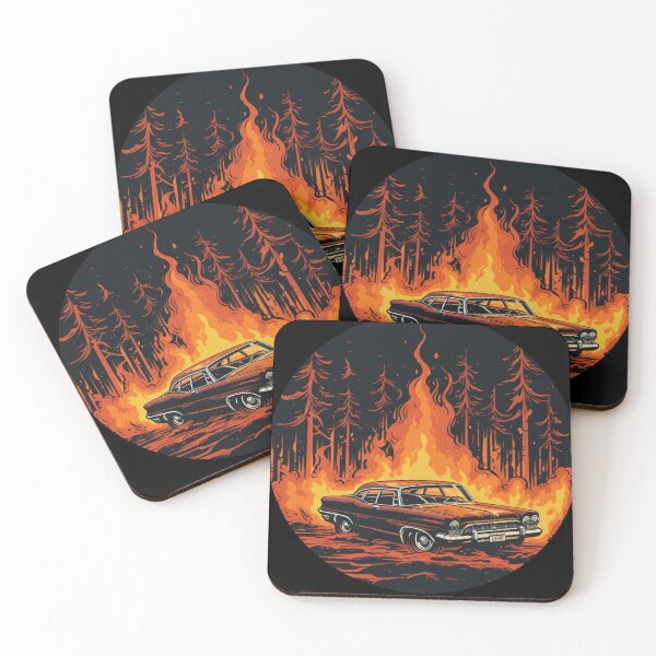 Item preview, Fire Minimalist Classic Car  designed and sold by Lab4YourStyle.