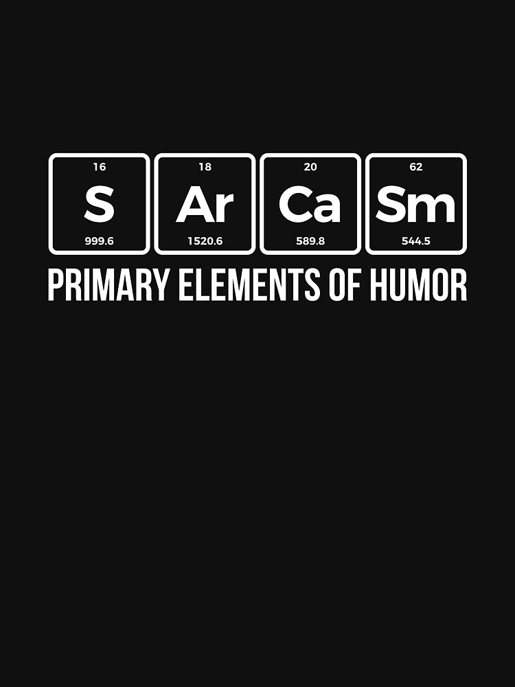 primary elements of humor t shirt