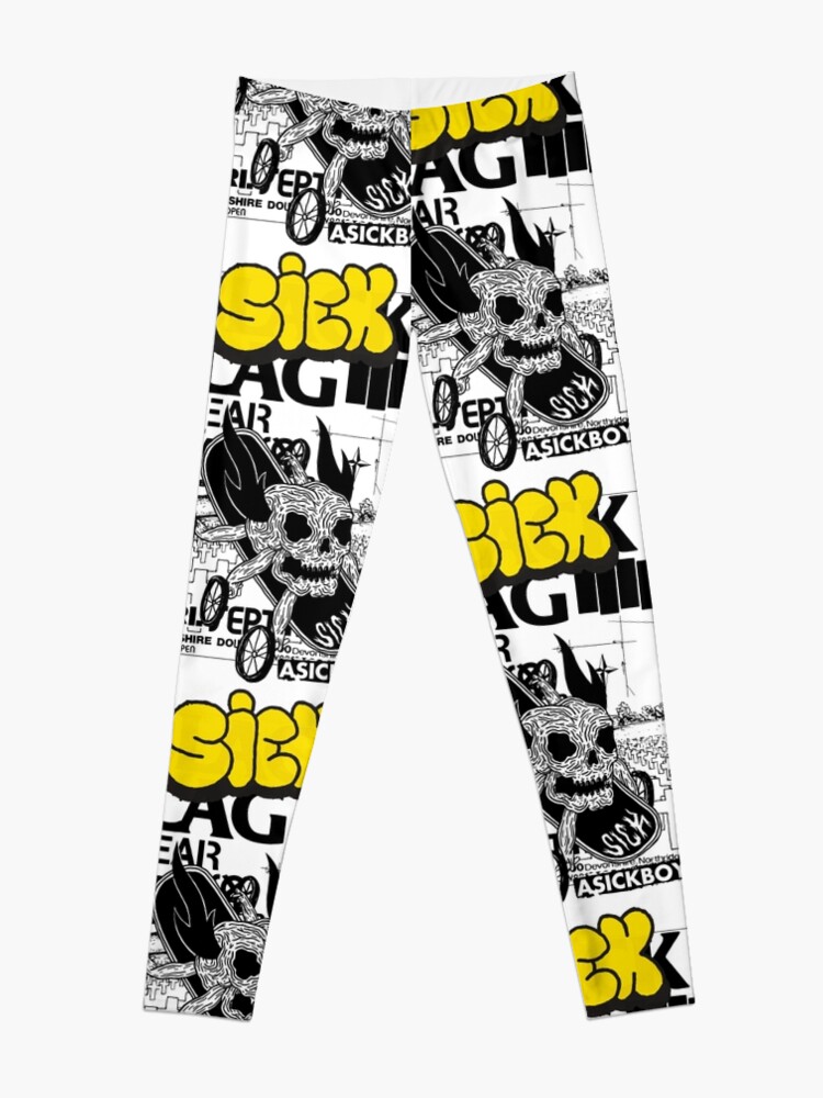 Thumbnail 3 of 5, Leggings, Sick Flag! designed and sold by Michele Guidarini.