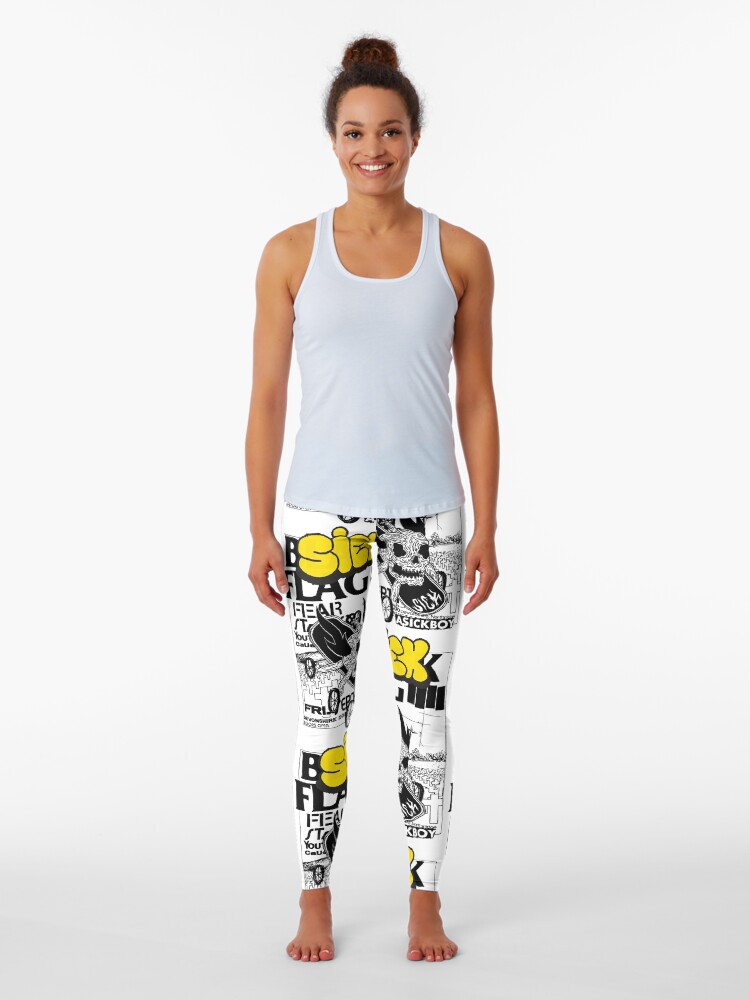 Thumbnail 1 of 5, Leggings, Sick Flag! designed and sold by Michele Guidarini.