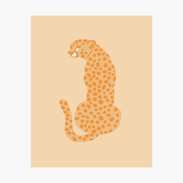 pink/orange leopard | Poster