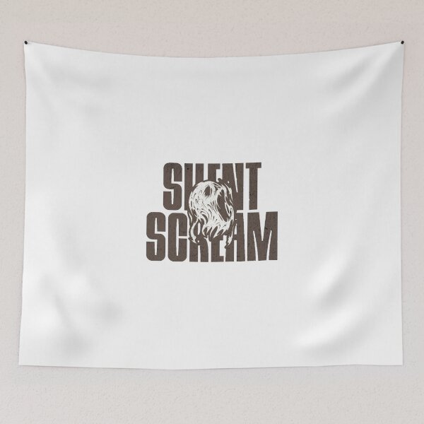 Item preview, Silent Scream Typography designed and sold by Alahchin Art.