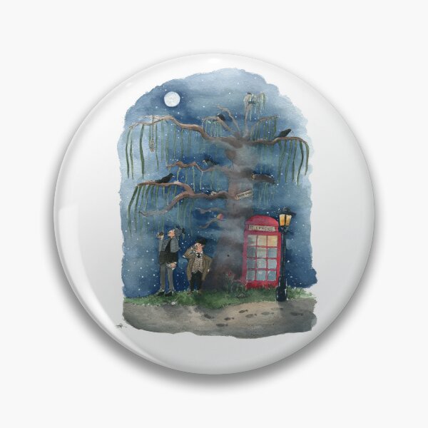 Item preview, Sherlock Holmes Watercolour Tree 2 designed and sold by carlottamascolo.