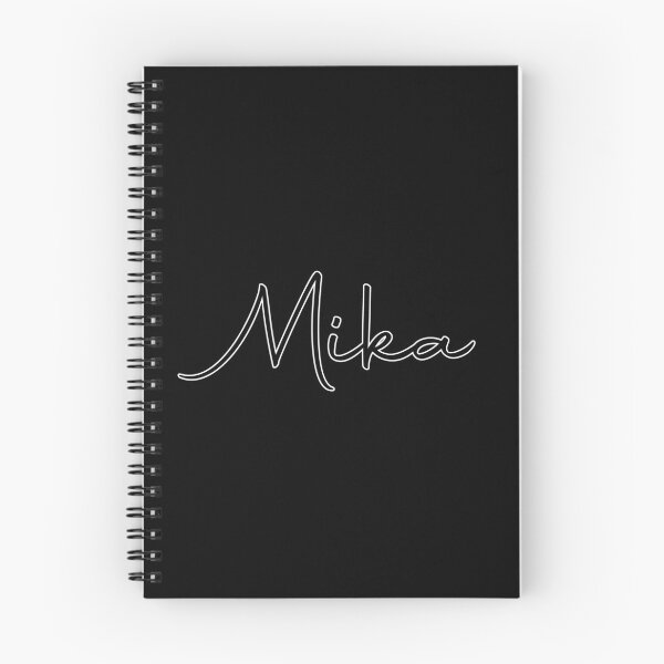 Item preview, Mika Cursive Name Label (Black) designed and sold by NafilNafiz.
