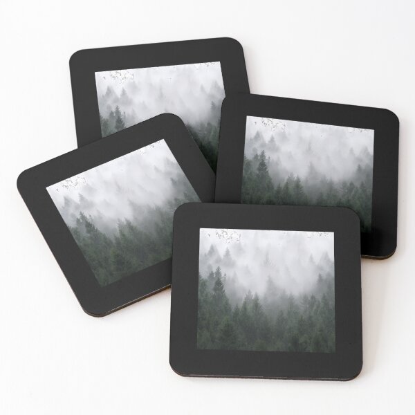 Item preview, Home Is A Feeling  Misty Foggy Fairytale Forest With Cascadia Trees Covered In Magic Fog  	 designed and sold by horqvzql83.