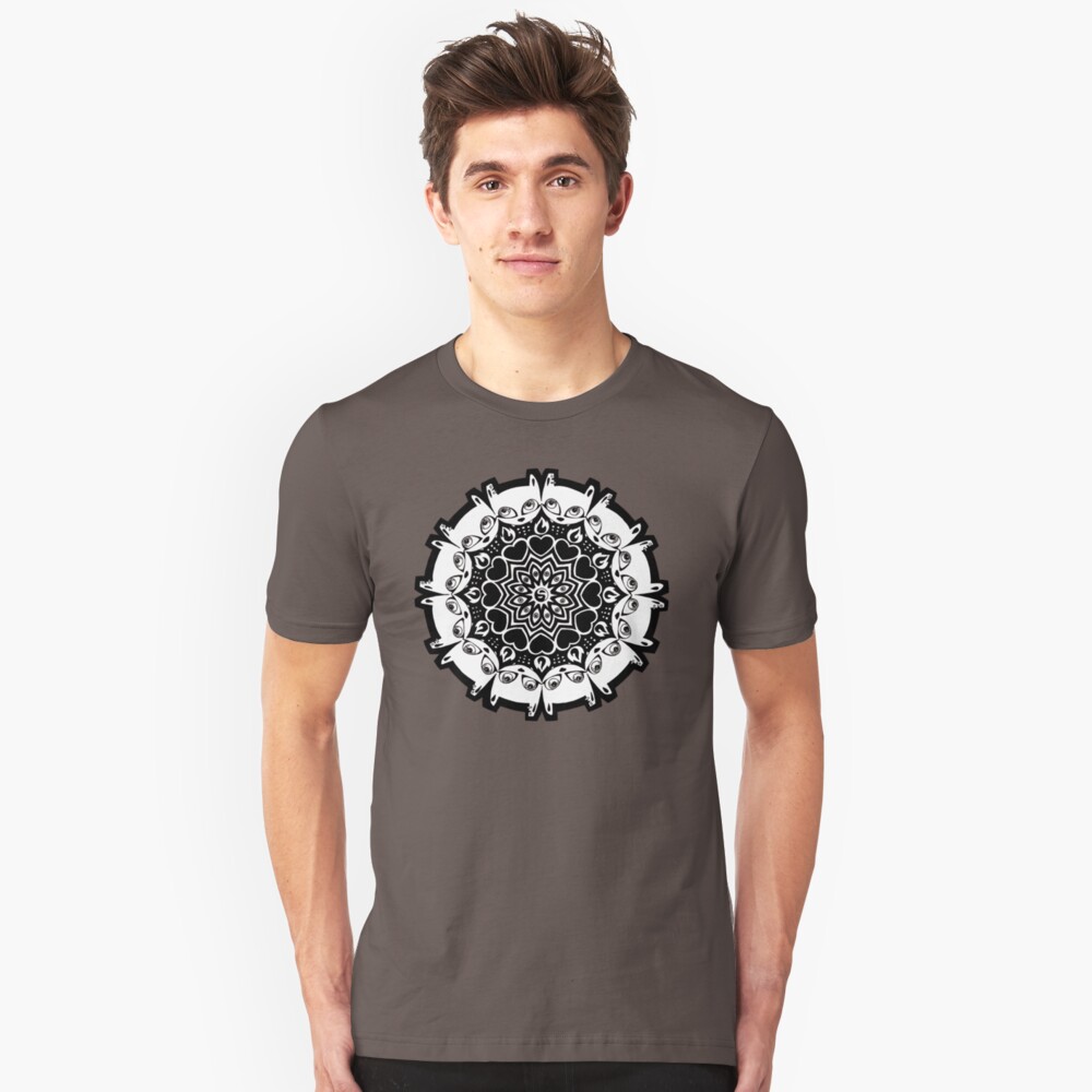 Mizzledala - cat mandala Slim Fit T-Shirt