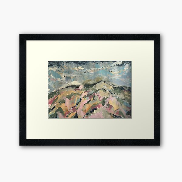 Treed Ridge Framed Art Print