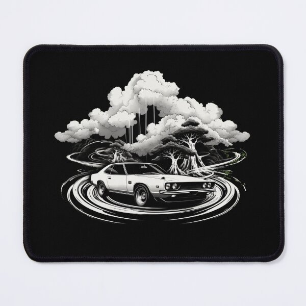 Item preview, Black and White Minimalist Classic Japanese Car designed and sold by Lab4YourStyle.