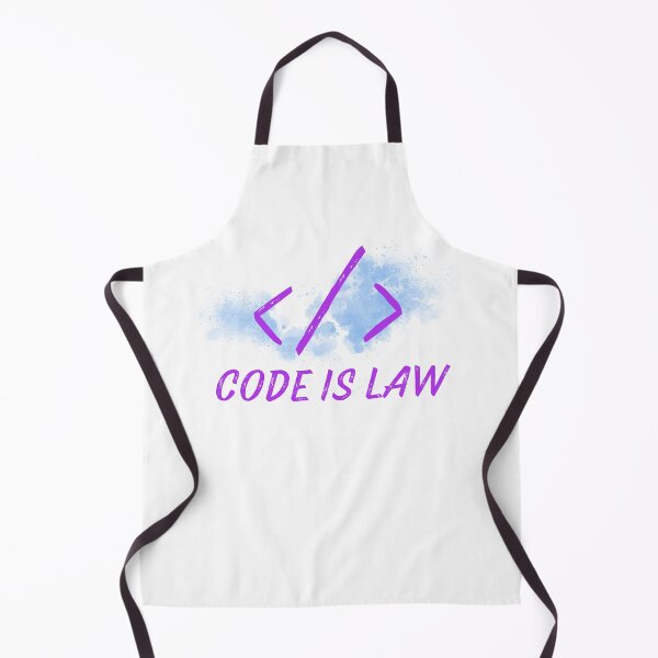 Item preview, Code Is Law designed and sold by WhitepaperStyle.