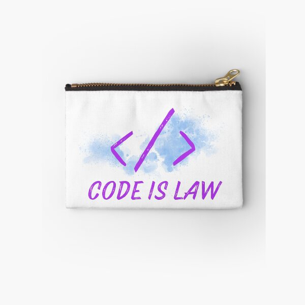 Item preview, Code Is Law designed and sold by WhitepaperStyle.