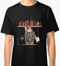 Lesen Igel Buch Nerd Classic T-Shirt